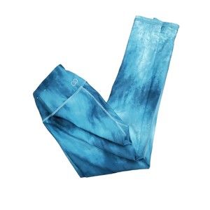 Calia By Carrie Underwood Yoga Workout Leggings Blue Tie Dye Size XS
